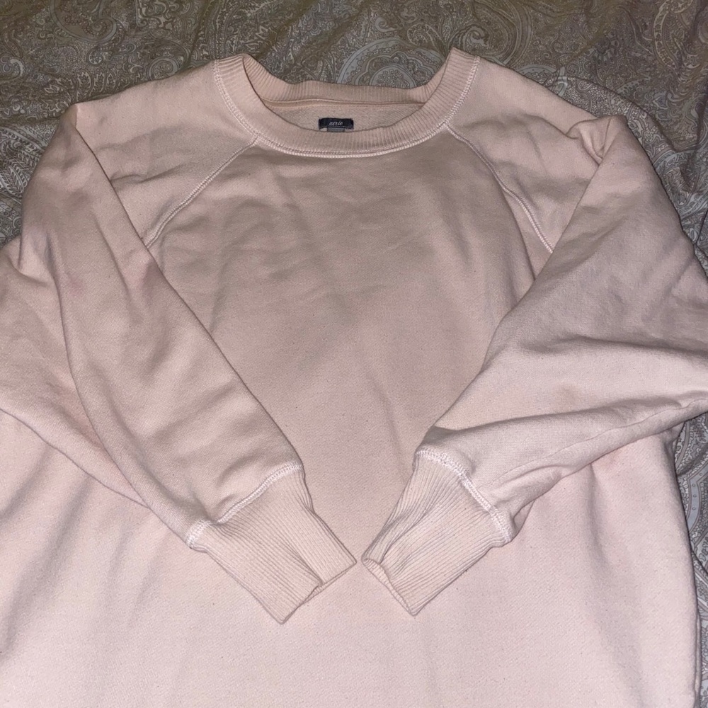Long oversized Aerie Crewneck